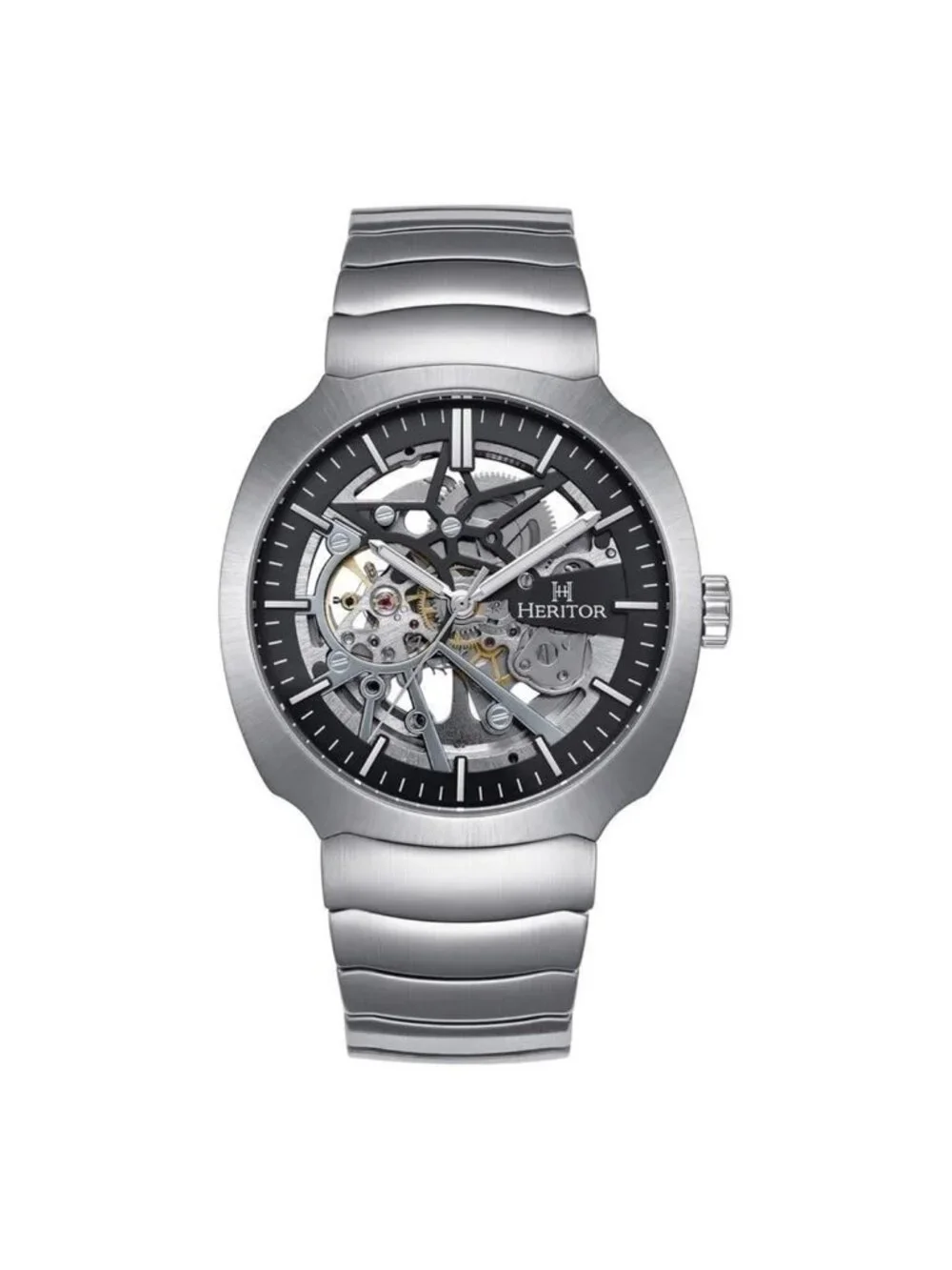 NWT Heritor Magnus Automatic Black Dial Men's Watch
